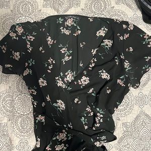 abercrombie wrap mini dress